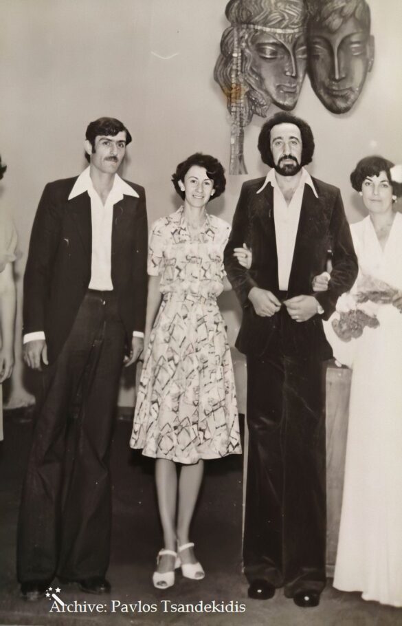 Бракосочетание Павла и Анастасии в Тбилиси в 1978 году (фото из архива П. Цандекидис)